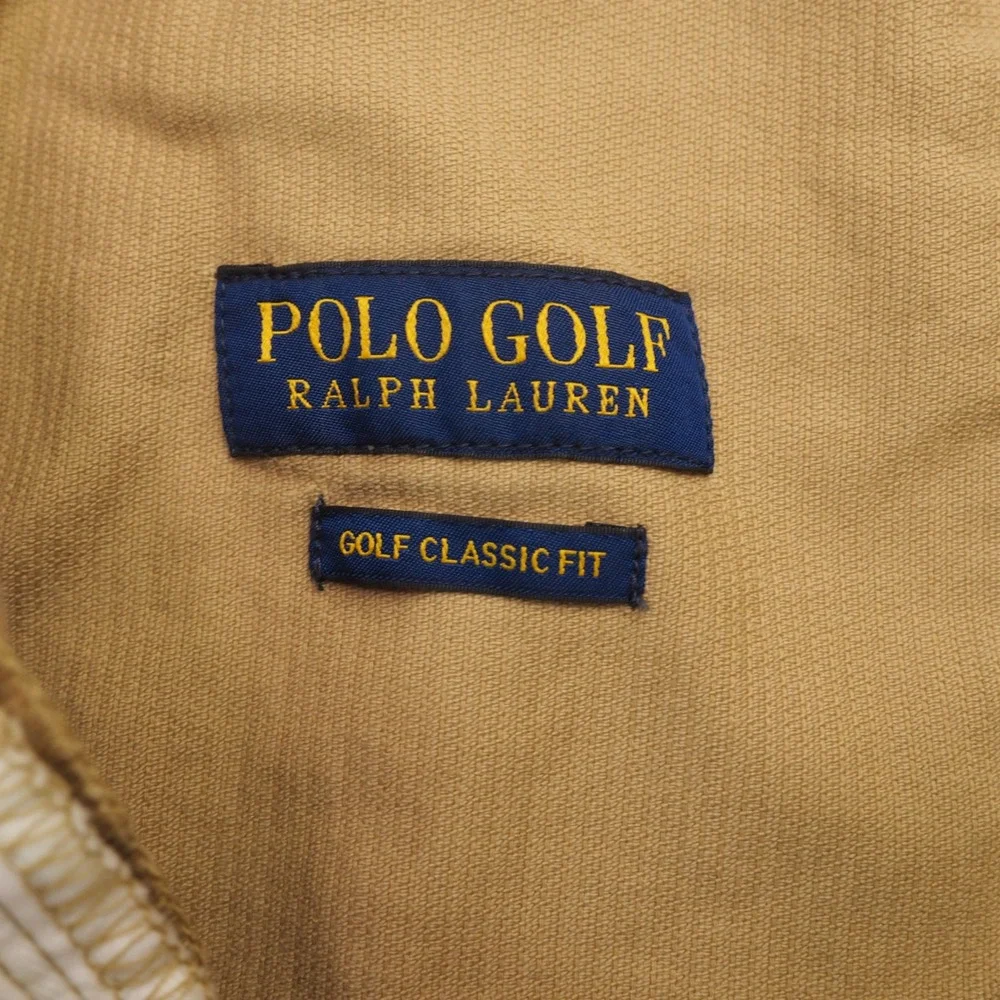 Polo Golf Ralph Lauren Corduroy Pants Mens 36x30 Classic Fit Tan Solid Preppy